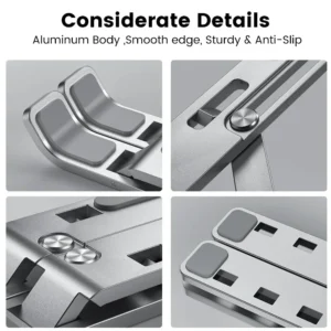 Portable Aluminum Foldable Laptop Stand