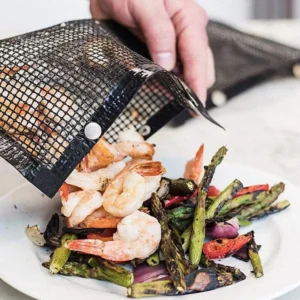 Reusable Non-Stick BBQ Mesh Grilling Bags