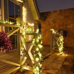 Solar Rattan Lights