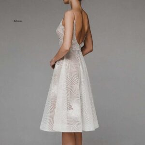 Stylish V-Neck Strap A-Line Dress