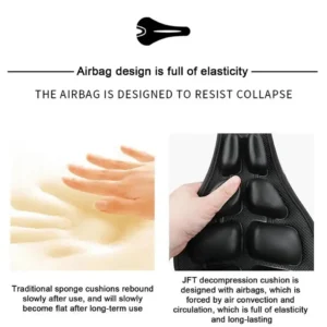 The Revolutionary 3D Air Bag Bicycle Seat Cushion