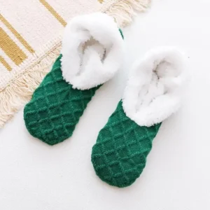 Thick Woolen Socks Slippers