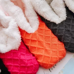 Thick Woolen Socks Slippers