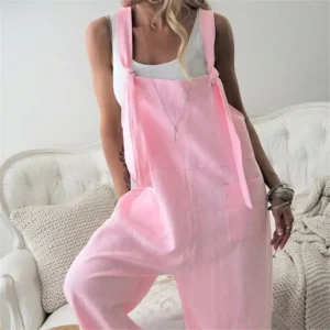 Womens Casual Sleeveless Jumpsuit