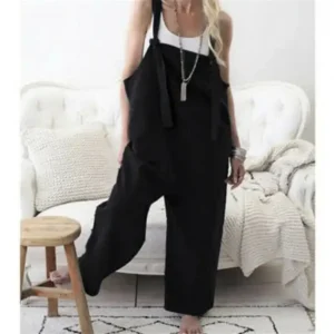 Womens Casual Sleeveless Jumpsuit