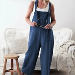 Womens Casual Sleeveless Jumpsuit