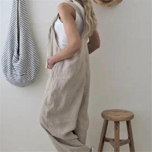 Womens Casual Sleeveless Jumpsuit