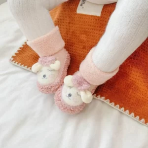 🎄Erken Noel İndirimi🎄Bebek Karikatür Peluş Pamuklu Bebek Ayakkabıları