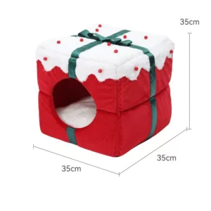 Christmas Decoration Gift Box Pet Nest