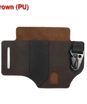 Cowhide Leather Owl Buckle Tactical Multifunctional Belt Cover