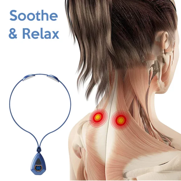 EMS Portable Lymphatic Relief Neck Massager