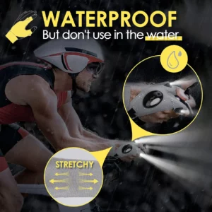 Alternative view of LED FLASHLIGHT WATERPROOF GLOVES - PRACTICAL DURABLE FINGERLESS GLOVES