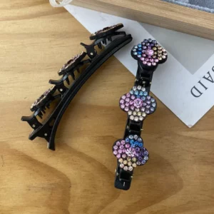 Alternative view of Luminerie Hair Clip With Crystal Flower