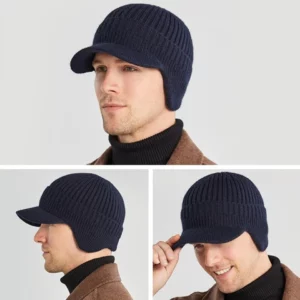 Alternative view of Outdoor Riding Elastic Warm Ear Protection Knitted Hat