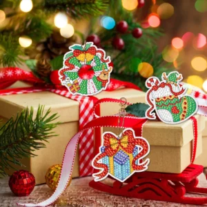 Christmas DIY Diamond Painting Pendant