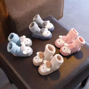 Alternative view of 🎄Early Christmas Sale🎄Baby Cartoon Plush Cotton Toddler Shoes