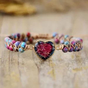 Alternative view of 🔥2022 Hot Sale🔥Passionate Heart Jasper Bracelet