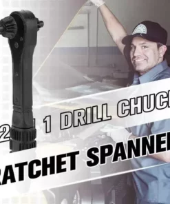 2 in 1 Drill Chuck Ratchet Spanner