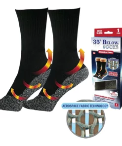 35 Degrees Aluminized Fibers Heating Socks