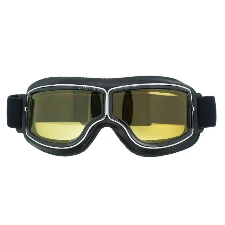 Bestselgende Vintage Goggles Motorsykkel Leather Goggles Briller