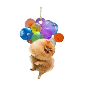 Alternative view of Car Hanging Ornament With Colorful Balloon