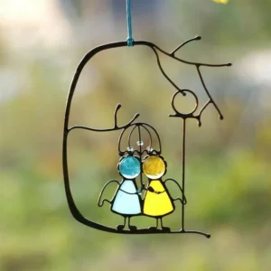 Alternative view of Colorful Art Window Pendant