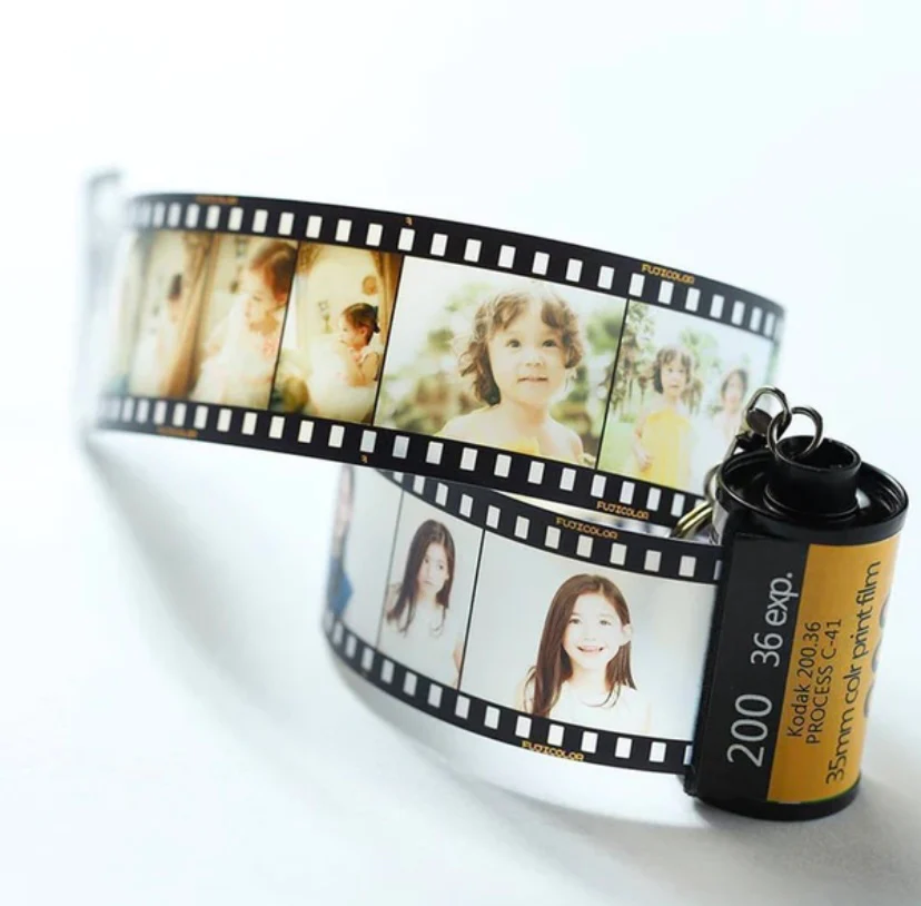 Custom Colorful Camera Roll Keychain Romantic Personalized Gifts - Image 4