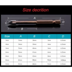 Alternative view of Efficient Universal Anti Crack Tile Drilling Tool Set
