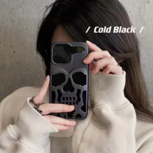 Alternative view of Electroplating Skull iPhone Case