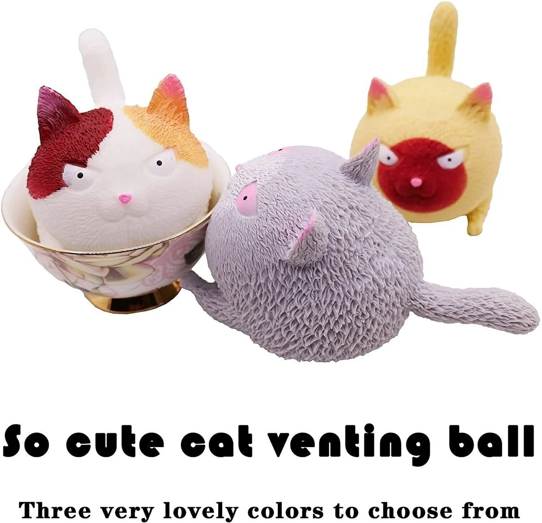 Funny Cute Cat-Shaped Ball - Image 3