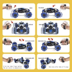 Alternative view of Gesture Sensing RC Stunt Car With Light & Music