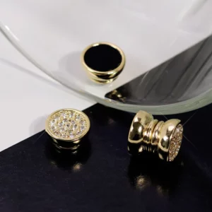 Alternative view of Glamorous Barbell Shape Earrings