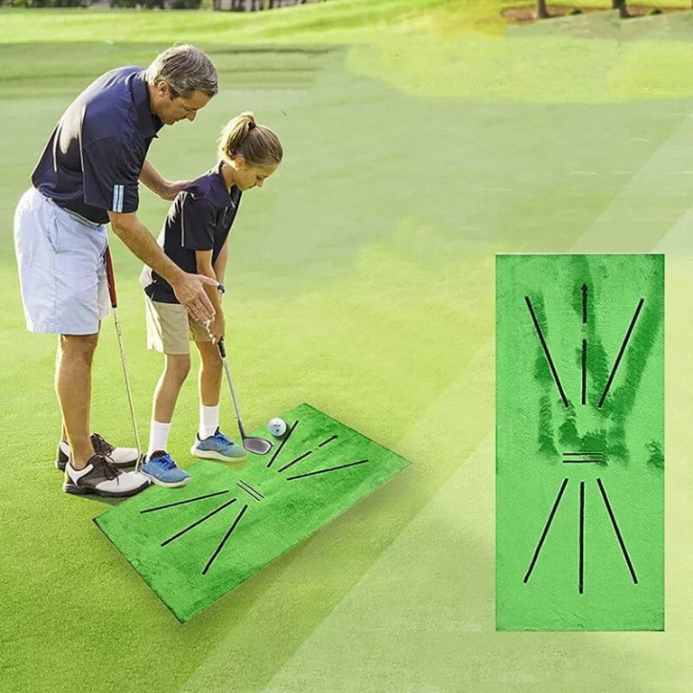 Golf edzőszőnyeg lengésérzékelő ütőhöz