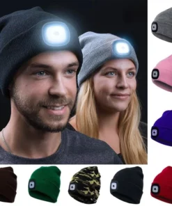 LED Knitted Beanie Hat