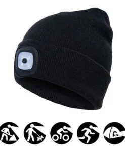 LED Knitted Beanie Hat