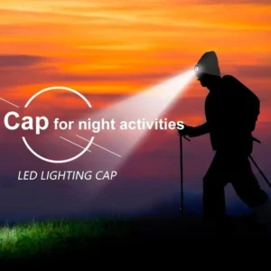 Alternative view of LED Knitted Beanie Hat