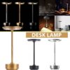 Metallic Cordless Table Lamp
