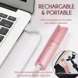 Alternative view of Painless Facial Shaver Electric Trimmer Hair Remover for Women