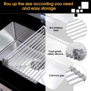 Alternative view of Portable Stainless Steel Rolling Rack