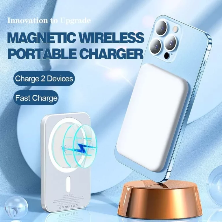 Power Bank portabil fără fir magnetic