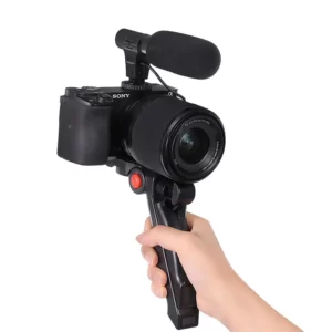 Alternative view of Professional video Microphone kit with Tripod Stand and LED Light