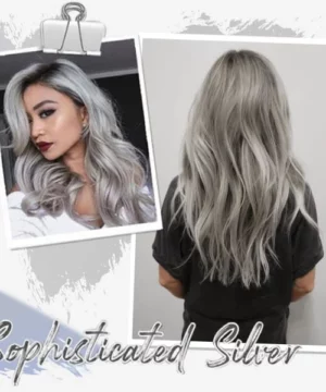Silver Gray Natural Hair Dye Cream