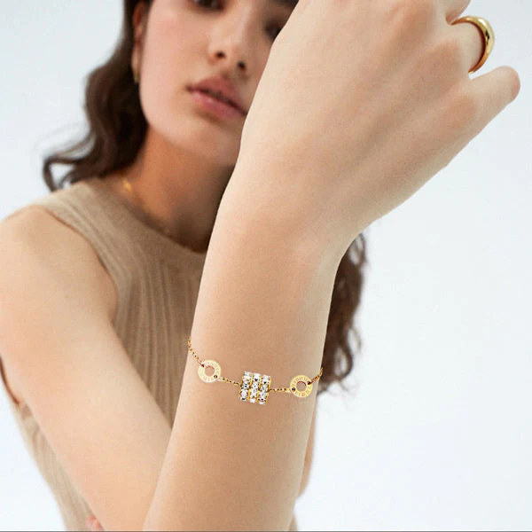 TOSTEEL CLASSIQUE Goshenite SpinBracelet - Image 4