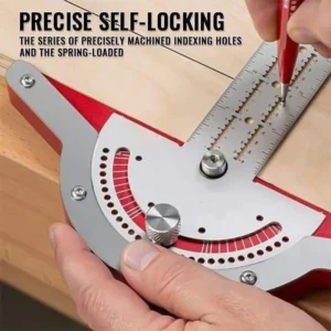 Alternative view of Ultra-Precision Ruler Square T-shaped Woodworking Scriber Measuring Tool