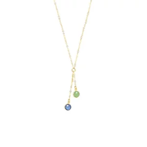 Alternative view of VORAXA Sapphrion Lariat Necklace