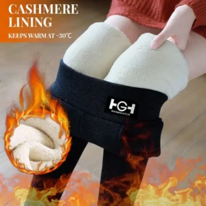Alternative view of Womens Fashionable Thermal Cashmere Slim Pants