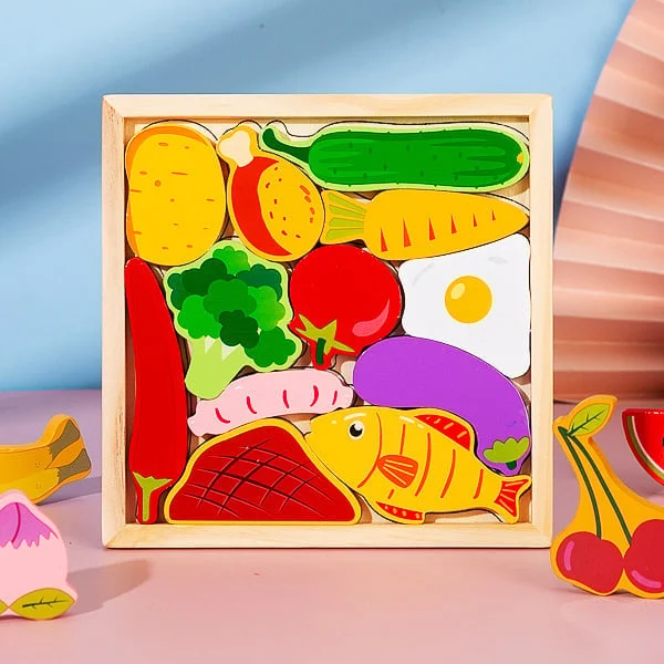 Wooden Toy Dinosaur Puzzles - Image 3