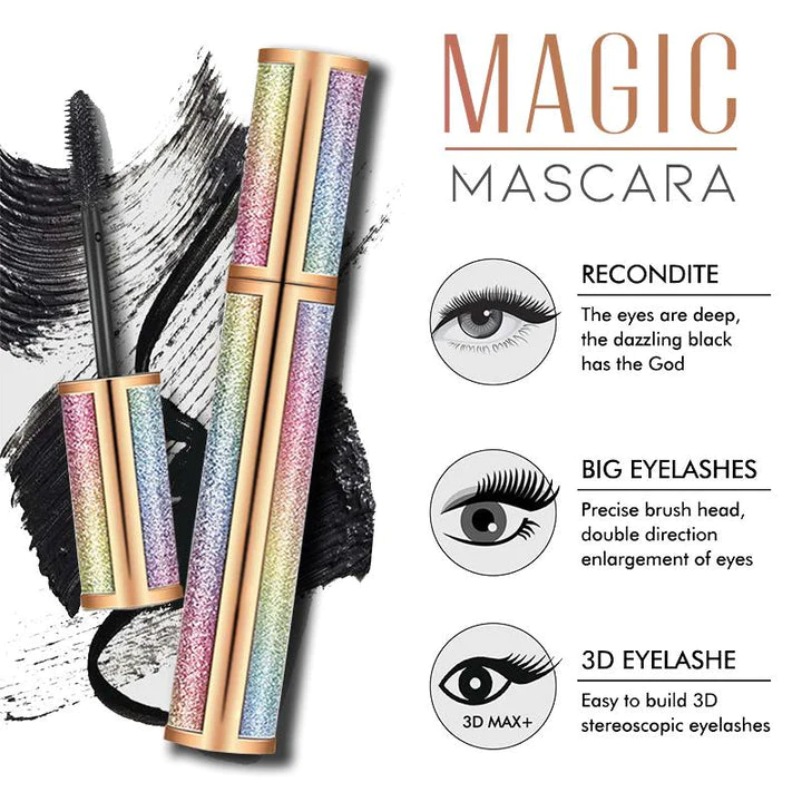 4D Waterproof Silk Fiber Thick Lengthening Mascara - Image 2