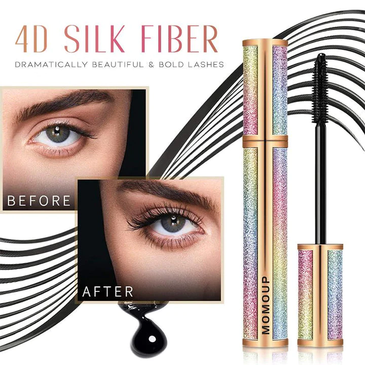 4D Waterproof Silk Fiber Thick Lengthening Mascara - Image 6