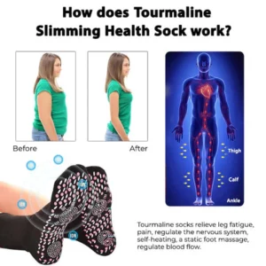 Alternative view of AFIZTM Tourmaline Lymphvity Varicose Veins Treatment Sock